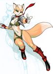  anthro breasts canine crossgender female fox fox_mccloud looking_at_viewer luigiix mammal nintendo solo star_fox video_games 