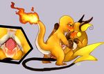  2014 anal anal_penetration anus blush canadianbacon charmander close-up cum cum_in_ass cum_inside duo erection eyes_closed fangs feral feral_on_feral fire gay half-closed_eyes happy happy_sex legs_up male nintendo penetration penis pok&eacute;mon precum raichu reclining sex simple_background smile video_games 