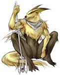  anthro canine fox jigoku_sensei_nube male mammal monster solo tamamo_kyosuke 