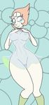  2014 anthro blush breasts digital_media_(artwork) female gem hair jrvanesbroek nipples nude pearl_(steven_universe) pussy smile solo steven_universe thick_thighs wide_hips 