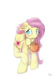  2014 alasou alpha_channel amulet equine female feral fluttershy_(mlp) friendship_is_magic fur hair headless magic mammal mouth_hold my_little_pony pegasus pink_hair plain_background solo teal_eyes transparent_background wings yellow_fur 