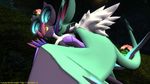  a_young_noivern_couple affection couple cuddling dragon duo female feral flower fluff forest fur gmod inochi lin love lucian lying male nintendo noivern nuzzle on_top outside plant pok&eacute;mon tree valve video_games wang wings wyvern 
