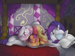  2014 absurd_res apple_bloom_(mlp) bed bedroom cub cutie_mark_crusaders_(mlp) earth_pony equine eyes_closed female friendship_is_magic fur group hair hi_res horn horse inside internal lying mammal my_little_pony on_back on_bed one_eye_closed orange_fur pillow pony purple_hair rarity_(mlp) scootaloo_(mlp) shdingo smile sweetie_belle_(mlp) two_tone_hair unicorn vore white_fur young 