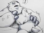  ! 4:3 barazoku blush chesnaught erection fur gay male nintendo penis pok&eacute;mon solo video_games 