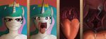  2014 aegwinn anthro anthrofied equine female first_person_view friendship_is_magic fur hair horn horse mammal mane my_little_pony nude open_mouth playing pony pred princess_celestia_(mlp) smile tongue tongue_out vore 