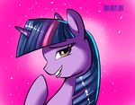  2014 cute equine female feral friendship_is_magic horn looking_at_viewer mammal my_little_pony skyline19 smile solo twilight_sparkle_(mlp) unicorn 