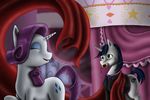  2014 anadukune duo equine fan_character female feral friendship_is_magic horn male mammal my_little_pony rarity_(mlp) unicorn 