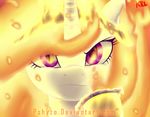  2014 equine female feral fire_hair friendship_is_magic horn looking_at_viewer mammal my_little_pony pregnancy_test princess_celestia_(mlp) pshyzo purple_eyes solo unicorn 