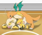  anal arcanine blush canine cum dragon dragonite duo feral from_behind gay gym male mammal nintendo open_mouth penis pok&eacute;mon scalie scar sex shiny_pok&eacute;mon tongue tongue_out video_games winick-lim 
