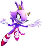  3d alpha_channel anthro blaze_the_cat cat collar feline female looking_away mammal official_art open_mouth plain_background pose sega solo sonic_(series) transparent_background yellow_eyes 