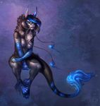  anthro breasts dragon eyewear female furred_dragon glasses hanmonster looking_at_viewer nude sitting solo whiskers 