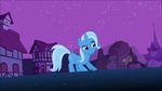  animated bucket cutie_mark equine female feral friendship_is_magic hair horn humor magic mammal my_little_pony night ponyville running smoke solo tripped trixie_(mlp) unicorn unknown_artist 