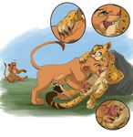  absurd_res being_watched breathing cub disney domination duo_focus feline female female_domination feral foot_fetish footjob group hi_res humiliation laugh leopard lion male mammal meowz mocking nala nothing41 pouncing predator presenting simba teasing the_lion_king wrestling young 