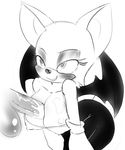  2014 anthro balls bat blush breasts cum disembodied_penis duo female half-closed_eyes male mammal open_mouth penis rouge_the_bat sega solo_focus sonic_(series) straight titfuck wings zxx3 