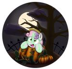  2014 cute equine female feral friendship_is_magic full_moon horn mammal moon my_little_pony night otakuap pumpkin solo sweetie_belle_(mlp) unicorn 