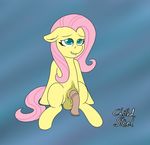  2014 animal_genitalia balls chilledsteel dickgirl equine feral flaccid fluttershy_(mlp) friendship_is_magic horse horsecock intersex mammal my_little_pony pegasus penis solo wings 