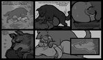  ahegao all_fours anthro anthro_on_feral anus balls bestiality big_breasts blush breasts breeding butt canine chubby clothed clothing comic coxaplenty dog doggystyle duo english_text erection fangs female feral from_behind internal interspecies knot knotting male mammal monochrome nude penetration penis pussy sex size_difference straight surprise sweat text vaginal vaginal_penetration 
