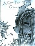  changeling comic digitaldomain123 equine fan_character female fluffle_puff friendship_is_magic horse mammal mixermike662 monochrome my_little_pony pony queen_chrysalis_(mlp) traditional_media_(artwork) 