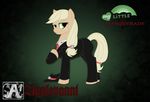  blonde_hair clothed clothing equine female feral freckles friendship_is_magic hair horse long_hair mammal my_little_pony pony ponytail rhanite suit vampire_the_masquerad1e vampire_the_masquerade 