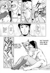  anthro blush breasts canine comic duo female fingering fox greyscale human male mammal monochrome nipples nude pussy pussy_juice sex straight yosuke7390 