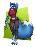  anthro blue_hair breasts claws collar female hair lips long_claws long_hair longblueclaw looking_at_viewer piercing 