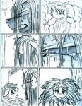  changeling comic digitaldomain123 equine fan_character female feral fluffle_puff friendship_is_magic horse mammal my_little_pony pony queen_chrysalis_(mlp) tears traditional_media_(artwork) 