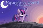  amazing animated cute cutie_mark equine female friendship_is_magic hair horn magic mammal moon my_little_pony purple_eyes sky smoke solo star stepanda sun twilight_sparkle_(mlp) wind winged_unicorn wings 