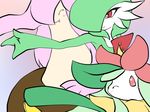  alternate_color ambiguous_gender blush eyes_closed fang fantajii_dm_(artist) female flower gardevoir ghost gourgeist green_hair hair hair_over_one_eye humanoid lilligant nintendo no_humans no_mouth one_eye_closed pink_hair plant plant_girl pok&eacute;mon pokemon pumpkin purple_hair red_eyes shiny_pokemon short_hair smile spirit video_games wink 