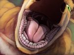  ambiguous_gender cervine deer gaping_mouth macro mammal micro mouth_shot ohohflamethrower open_mouth solo teeth tongue 