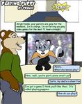  anthro bear canine comic cub dbruin duo fox male mammal television text young 