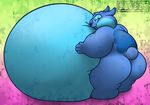  alien experiment_(species) lilo_and_stitch male morbidly_obese overweight snozzy solo stitch 