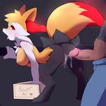  after_sex anal anthro anus bent_over big_breasts big_penis braixen breasts canine collaboration cum cum_string duo female fox human human_on_anthro interspecies kami-chan male mammal naomy nintendo nude penis pok&eacute;mon pussy sex straight thick_thighs video_games 