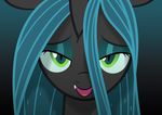  2014 bedroom_eyes changeling culu-bluebeaver female feral friendship_is_magic looking_at_viewer my_little_pony queen_chrysalis_(mlp) smile solo 