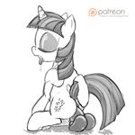  anal anal_insertion anal_penetration dildo equine female feral friendship_is_magic horn insertion mammal masturbation my_little_pony patreon penetration sex_toy sketch smudge_proof solo twilight_sparkle_(mlp) unicorn 
