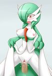  anthro blush breasts clitoris cowgirl_position duo edit female gardevoir green_hair hair humanoid male nintendo nipples nude on_top penetration penis pok&eacute;mon pok&eacute;morph pussy red_eyes sex straddling straight uncensored vaginal vaginal_penetration video_games ねいちー 