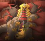  2014 bayleef big_dom_small_sub claws cock_worship cum cum_on_chest cum_on_face cum_on_penis cum_on_self duo embrace erection fan_character feral feral_on_feral gay giratina interspecies legendary_pok&eacute;mon licking looking_down male nicobay nintendo open_mouth oral penis penis_hug pok&eacute;mon reclining ridged_penis sex sitting size_difference spikes tongue tongue_out ursofofinho vein veiny_penis video_games wings 