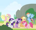  2014 applejack_(mlp) cutie_mark dm29 dragon earth_pony equine female feral fluttershy_(mlp) friendship_is_magic group horn horse male mammal my_little_pony pegasus pinkie_pie_(mlp) pony rainbow_dash_(mlp) rarity_(mlp) spike_(mlp) twilight_sparkle_(mlp) unicorn winged_unicorn wings 