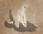  anthro breasts canine cat duo feline female interspecies male mammal nude penis straight watermark wolf wolf-nymph 