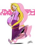  2014 clothing female hair human lakehylia long_hair mammal pregnant rapunzel smile solo tangled_(movie) 