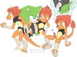  anthro butt dinosaur erection fakerface_(artist) male penis raptor reptile scalie scar scourge_the_hedgehog sega slit sonic_(series) sonic_the_hedgehog talin talin(toon)_(char) toony wraps 