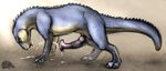  aladar animal_genitalia big_penis cum cumshot dinosaur disney&#039;s_dinosaur erection feral flared_penis iguanodon knot knotted_horsecock male orgasm penis reptile scalie solo x-kid 