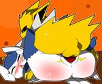  balls blush duo eeveelution female feral interspecies jolteon male meowstic nintendo niviox penetration penis pok&eacute;mon pussy sex straight vaginal vaginal_penetration video_games 