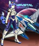  anthro blue_eyes canine clothed clothing english_text female fox hair krystal luigiix mammal nintendo planet ship smile space star_fox suit text video_games 
