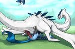  animal_genitalia articuno avian cloaca digitigrade duo eyes_closed female feral feral_on_feral interspecies leg_grab legendary_pok&eacute;mon lugia male nintendo open_mouth outside penis pok&eacute;mon pussy_juice sex size_difference straight syrinoth tapering_penis video_games 