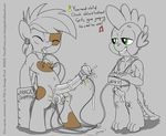  bdsm cub duo electric electrostimulation friendship_is_magic gay hyper male my_little_pony nipples penis pipsqueak_(mlp) shock_treatment smudge_proof spike_(mlp) uncut young 