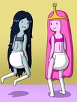  adventure_time black_hair breasts clothed clothing diaper diaperartist duo fangs female grey_skin hair humanoid long_hair marceline princess_bubblegum smile vampire 