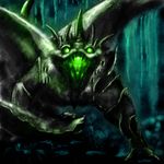  dragon glowing glowing_eyes green_eyes knorry male open_mouth sharp_teeth teal_theme teeth 