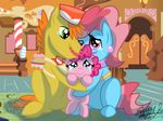  2014 crying cute earth_pony emr0304 equine female feral friendship_is_magic happy horse male mammal mr_cake_(mlp) mrs_cake_(mlp) my_little_pony pinkie_pie_(mlp) pony smile tears 