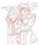  anthro blush canine crossgender duo fox fox_mccloud gay jonas krystal male mammal nintendo star_fox video_games 