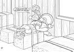  &lt;3 2014 anthro applejack_(mlp) badgerben big_breasts breasts cervine christmas cleavage clothed clothing cutie_mark duo earth_pony english_text equine erection female friendship_is_magic holidays horse male mammal my_little_pony penetration penis pony pussy reindeer sex smile straight text vaginal vaginal_penetration 
